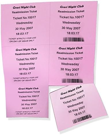 NextDayLabels Laser Printer Blank Cards - Perforated, 6 Up per Page - Pink, 300 Cards