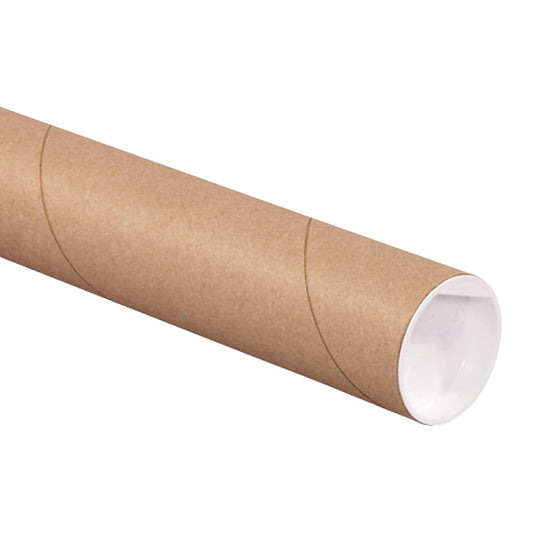 Aviditi Shipping Tubes 3" W x 18" L, 24-Pack | Cardboard Mailing Tube for Packing, Shipping and Mailing 3x18