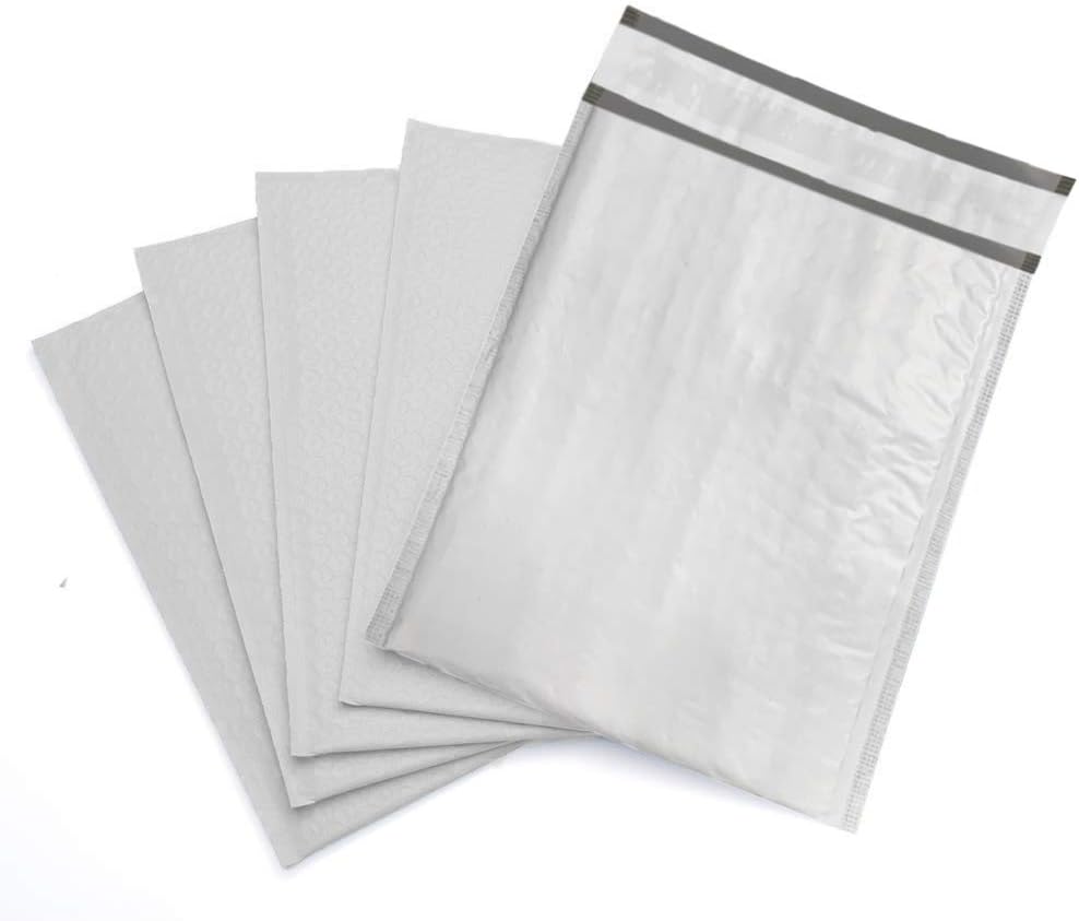 7.25x12 inches Poly Bubble Mailer Self Seal Bubble Shipping Envelopes 2.5 Mil 100 Pack