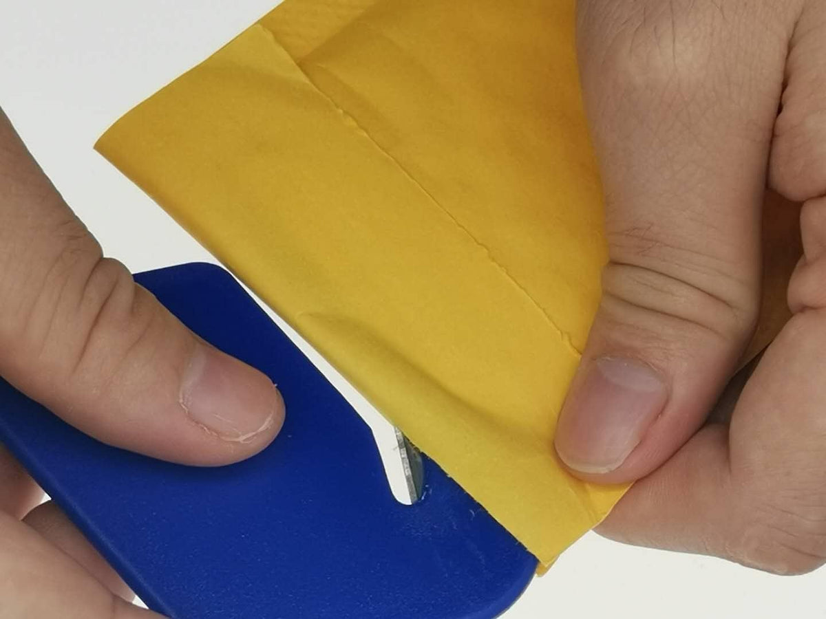 Magnetic Letter Openers Envelope,3 Pack,Envelope Opener Slitter,Mail Openers Blade with Magnet,Letter Opener for Women,Envelope Cutter(red,Blue,Black)