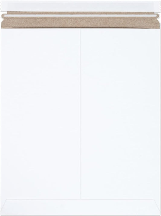BOX USA StayFlat Mailer, 12.75"L x 15"W, Pack of 100 | Stayflats Envelope Keeping Photo, Document, Artwork Protected During Mailing and Shipping, 12.75x15