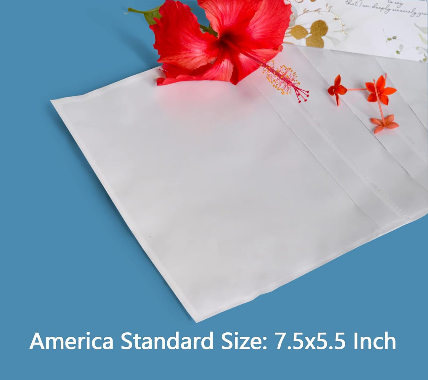 1000 PCS 7.5"x 5.5" Clear Self-Adhesive Packing List Envelopes - Plastic Shipping/Mailing Pouch Enclosed Bags for Packing Slips Invoice Label