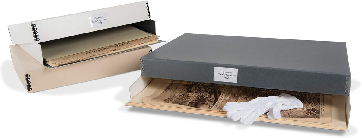 Gaylord Archival Tan Newspaper Preservation Kit - 13W x 18L x 3" H