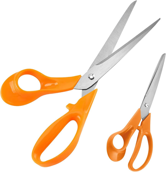 All Purpose Scissors,Heavy Duty Sharp Scissors for Office, Home, School, and Crafts, with Stainless Steel Blades and Comfort Grip Handle