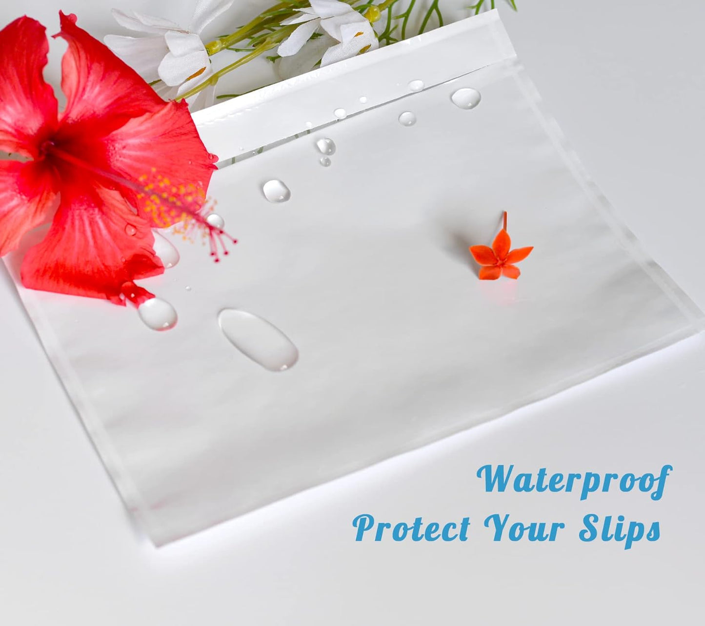 1000 PCS 7.5"x 5.5" Clear Self-Adhesive Packing List Envelopes - Plastic Shipping/Mailing Pouch Enclosed Bags for Packing Slips Invoice Label