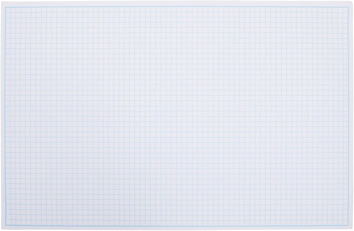 Bright Creations 2 Pack Engineering Graph Paper Pads, 11x17 Quadrille Grid Paper for Drafting, Engineering, Blueprint Drawing, Architect Designers (4 Squares Per Inch, 50 Sheets Each Pad)