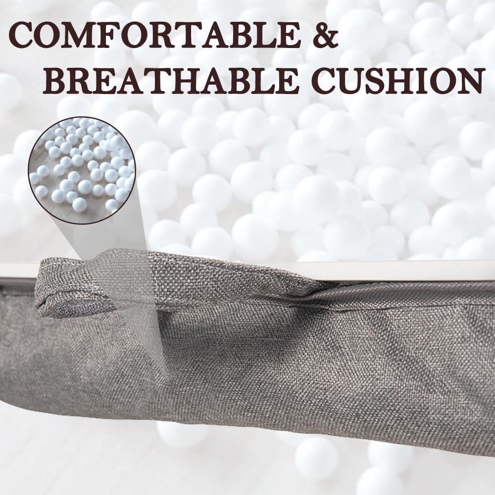 Portable Laptop Desk Fits Up to 16“ Laptops, with Tablet Slot, Built-in Cushion, Great for Home & Office,Lap Desk for Laptop,Lap Desk with Cushion (White Marble, Medium)