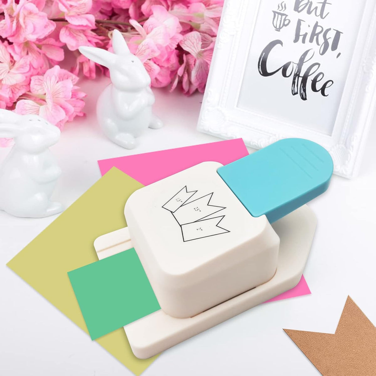 Punches for Paper Crafts 1.5, 2 or 2.5 Inch Gift Tag Paper Punches for Scrapbooking Craft Perfurador DIY Puncher (Style B)