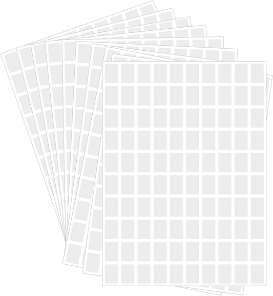 Starboling Color Coding Labels,3000 PCS 1/2" x 3/4" Grey Rectangular Colored Labels Stickers,for Garage Sale,Price Tags,File Folder Tabs,and Classroom Organization