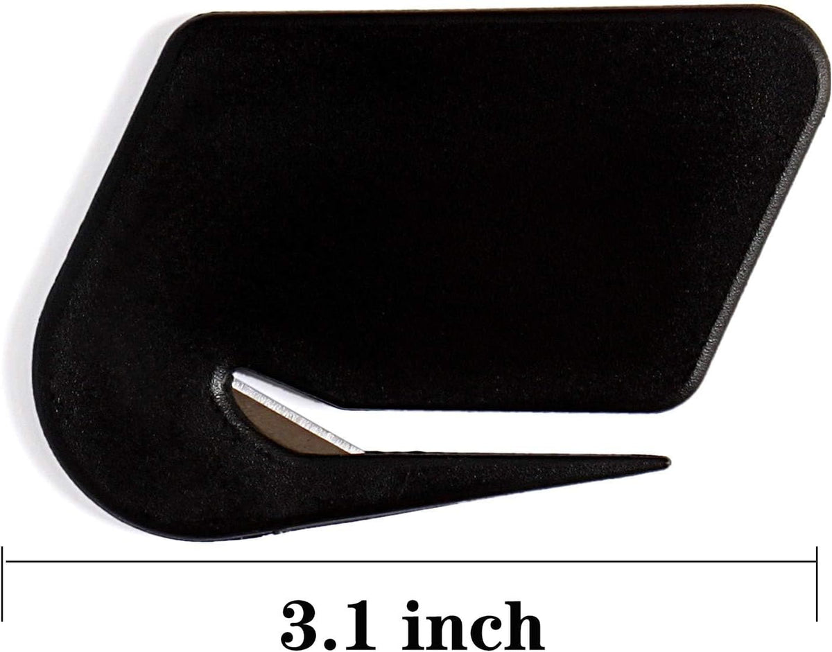 Magnetic Letter Openers Envelope,3 Pack,Envelope Opener Slitter,Mail Openers Blade with Magnet,Letter Opener for Women,Envelope Cutter (Black,White,Lake blue)