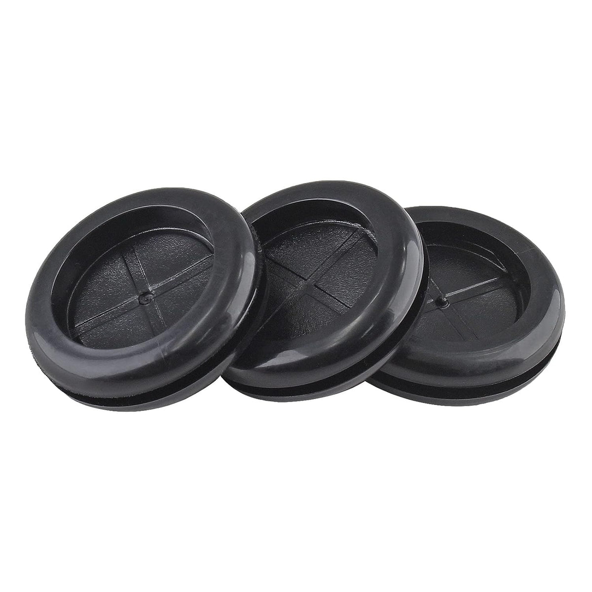 10 Pack 1-3/16" Inside Diameter 1-1/2" Drill Hole Rubber Grommet, Firewall Plug Grommet Rubber Grommets Wire Protection, Double Sided Round