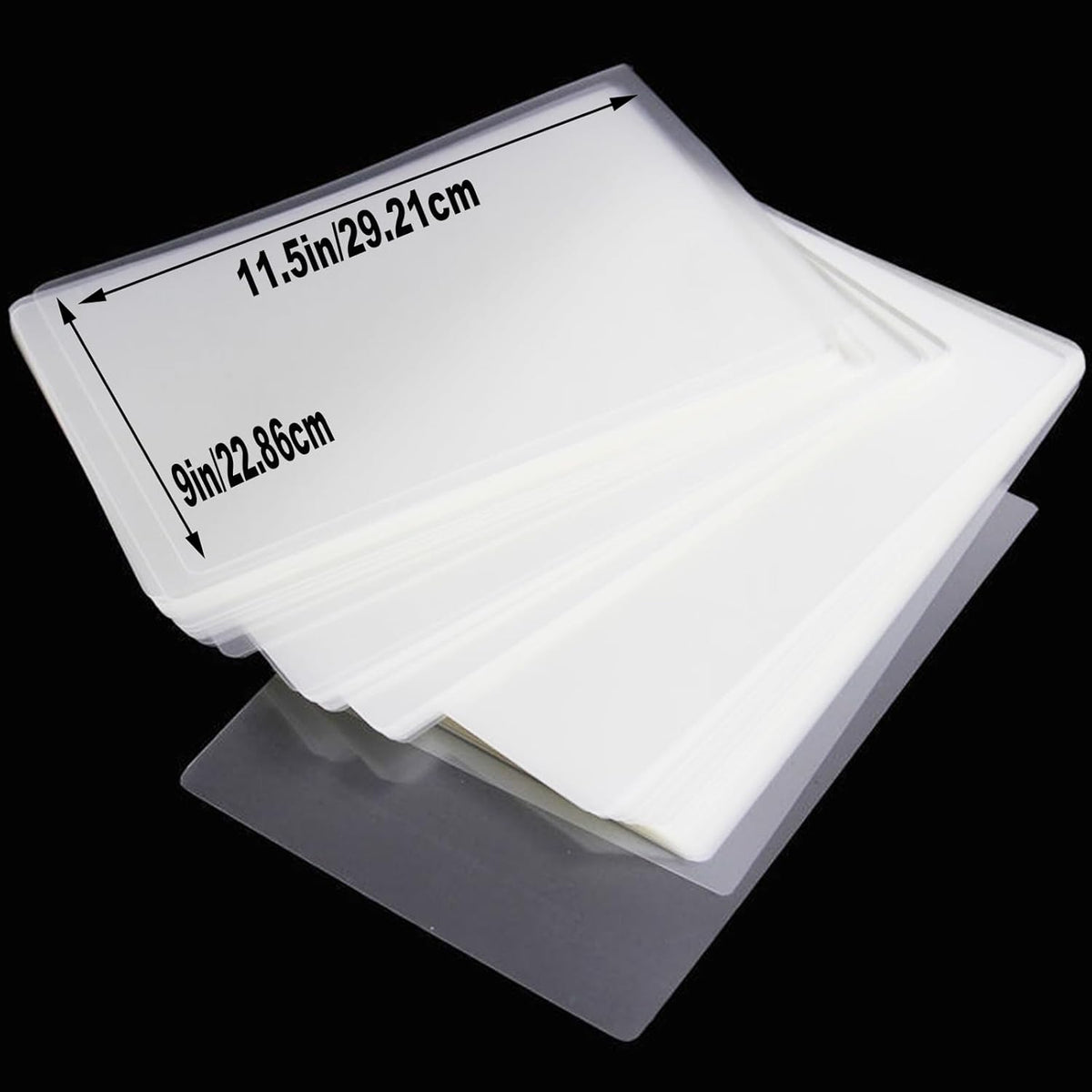 Thermal Laminating Pouches, 30 Pack Laminating Sheets for Use with Thermal Laminators, 9 x 11.5 Inches, Letter Size Sheets, 5 mil Thickness