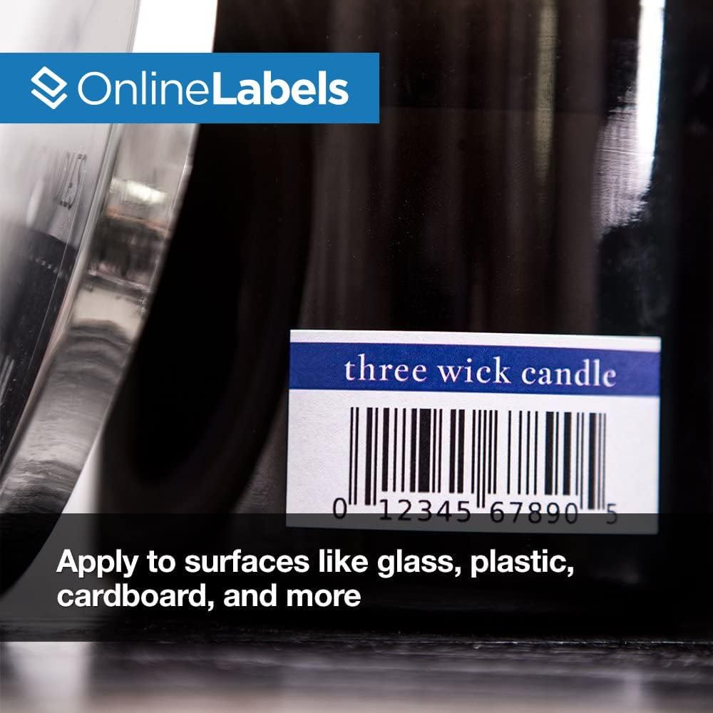 2 x 1 Rectangle Barcode Labels - Pack of 10,000 Labels, 250 Sheets - Inkjet/Laser Printer - Online Labels