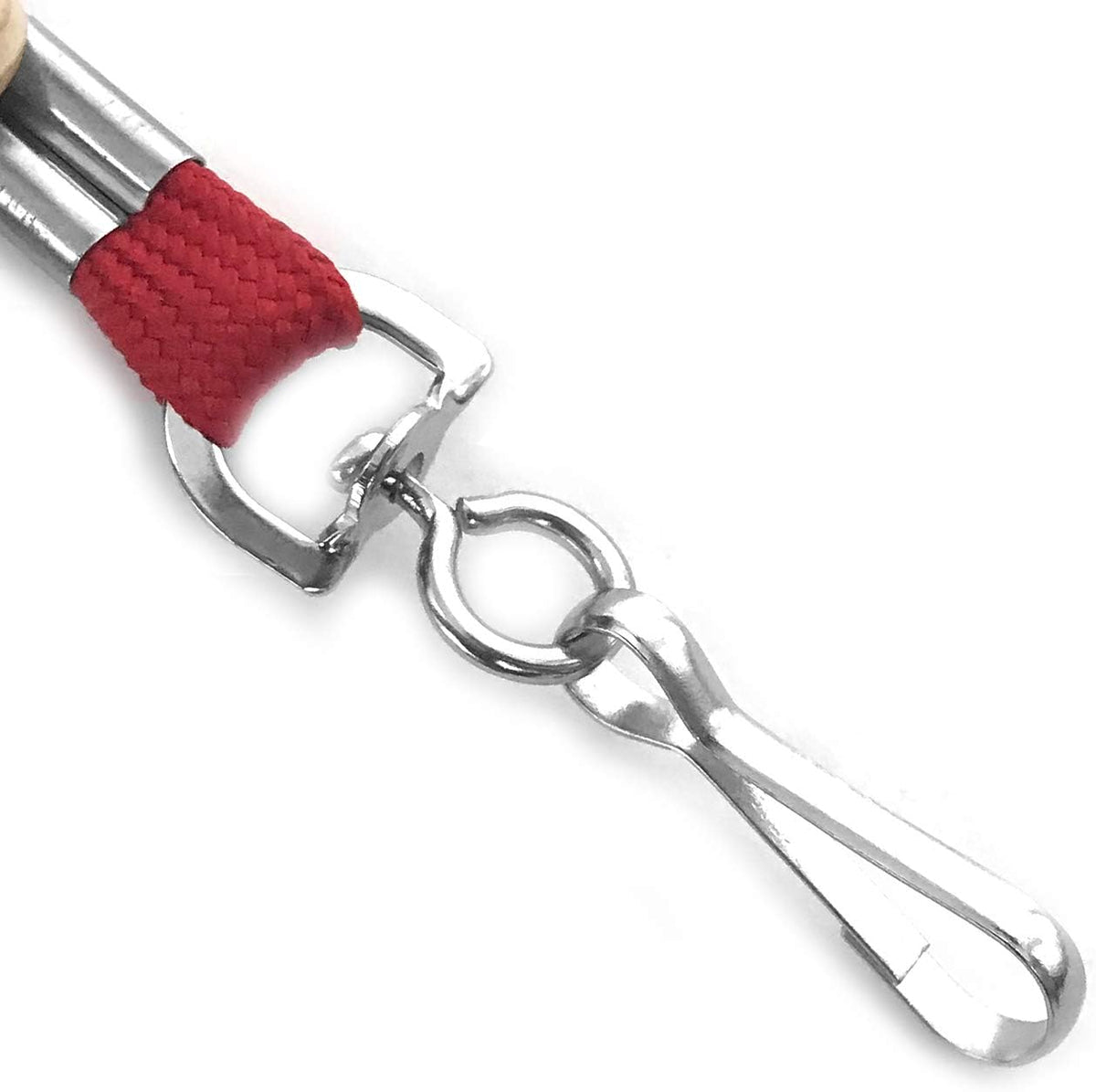 Beebel Lanyards 100 Pack Green Lanyards with Swivel Hook Clips for ID Name Badge Holder