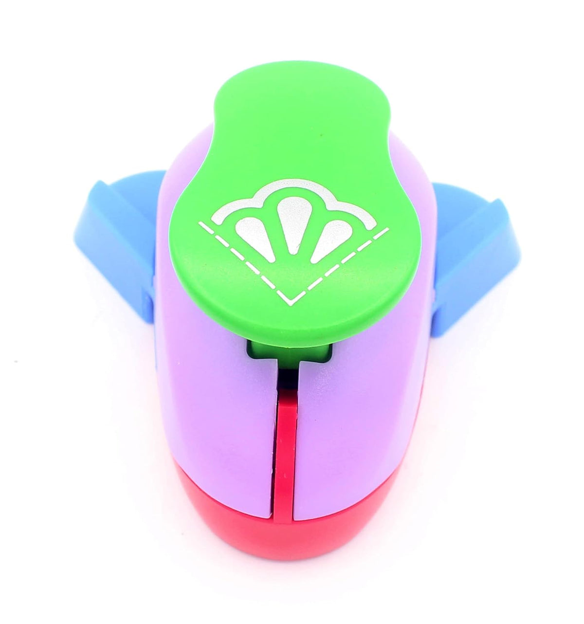 Hollow Corner Embossing Punch - Handmade Scrapbooking Craft Lever Puncher (Bouquet Pattern)