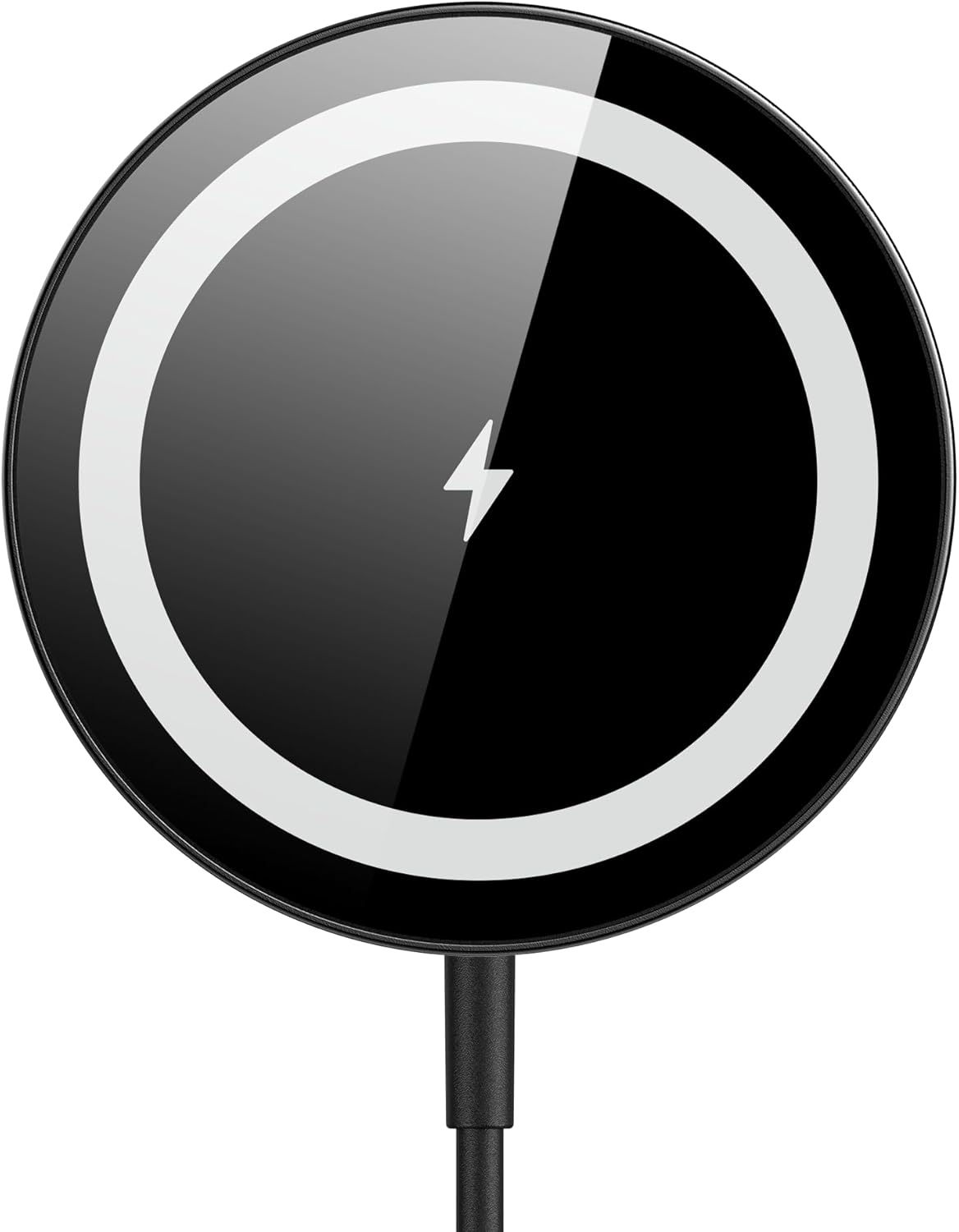 for Mag-Safe Charger, Magnetic Wireless Charger Made for iPhone 17/17 Pro/17 Pro Max/Air/16/15/14/13/12 Series, Mag Safe Charging Pad for AirPods Pro 3 2 (Black)