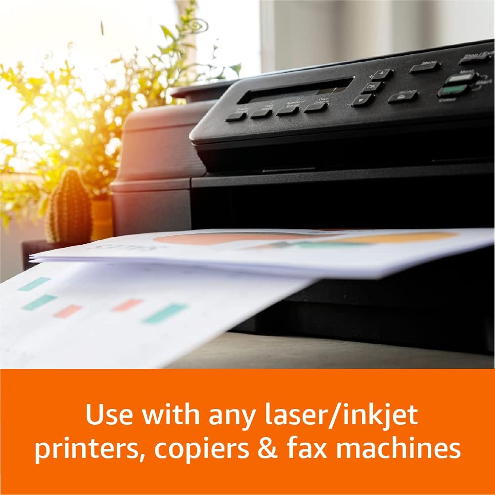 Amazon Basics Multipurpose Copy Printer Paper, 8.5 x 11 Inches, 20 lb, Truckload, 21 Pallet, 8,400 Reams (4.2M Sheets), 92 Bright, White