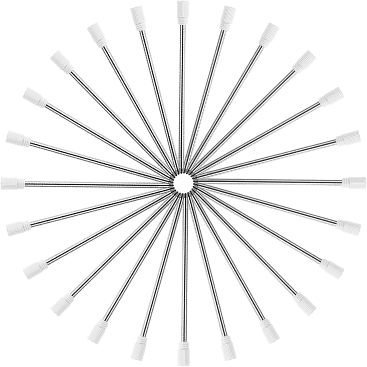 DUNBONG Ballpoint Metal D1 Refill for Multifunction Pen, Red pack of 5 pieces (Red)