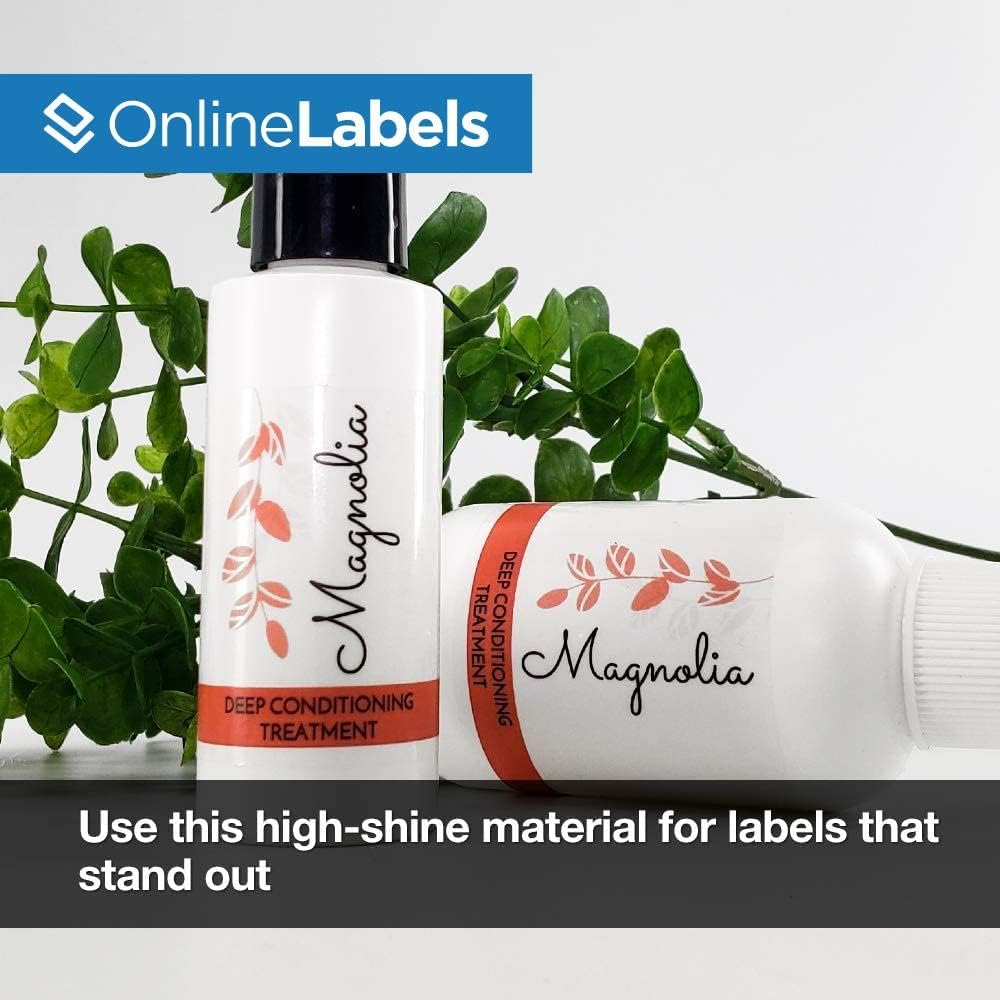 2 x 3 Clear Gloss Rectangle Labels (Inkjet Printers Only) - Pack of 1,000 Labels, 100 Sheets - OnlineLabels