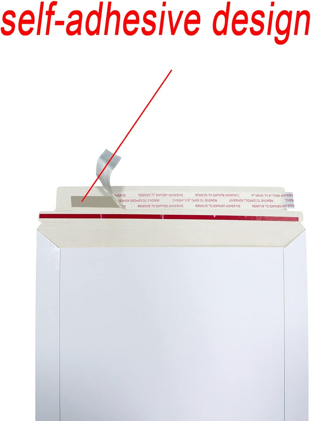 Rigid Mailers 30 Pack 9.5 x 12.5 inches White Self Seal Stay Flat Bulk Cardboard Kraft No Bend Mailers Peel and Seal for Document Photos Pictures Papers Files CD