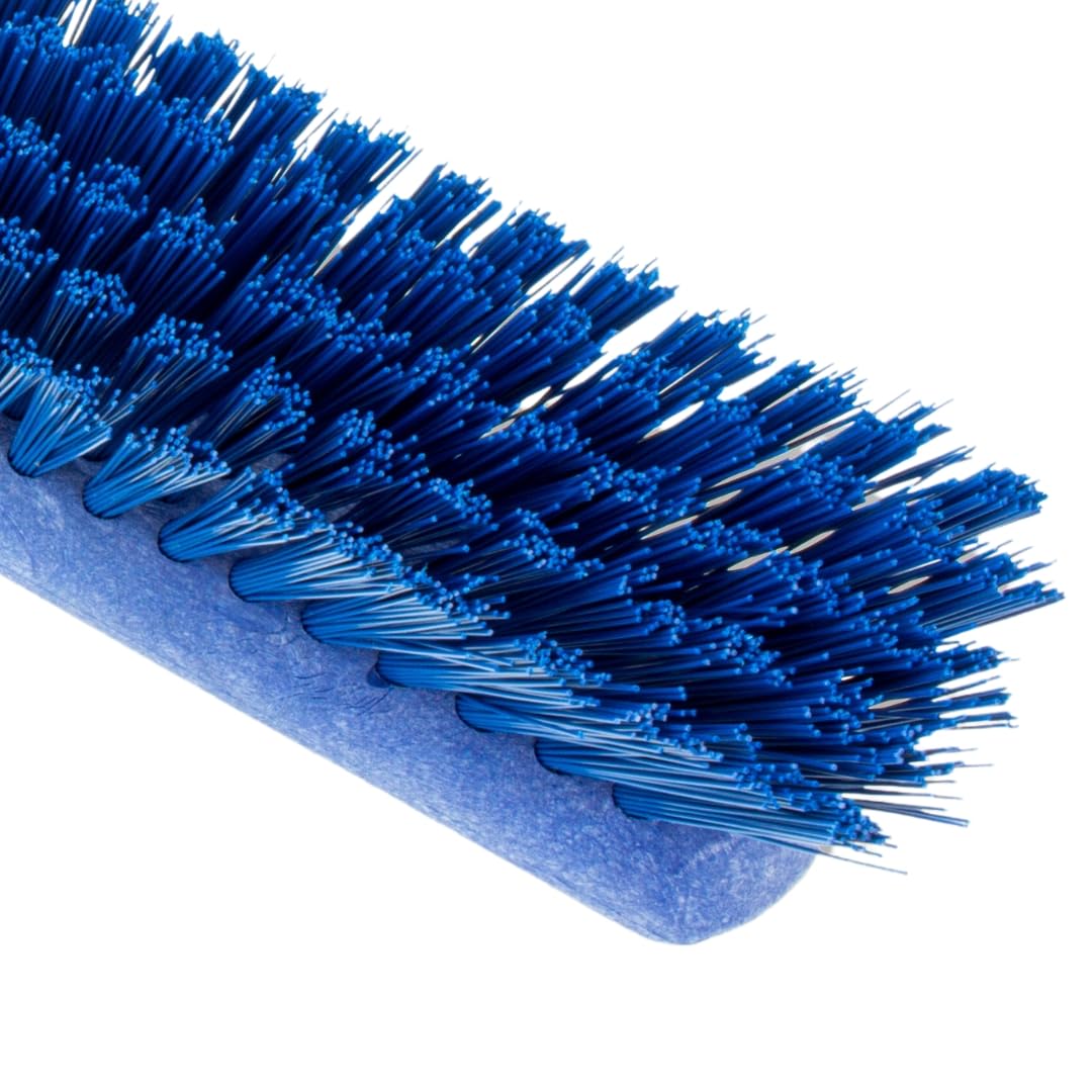 SPARTA Handheld Soft Counter Brush 8 Inch Bristle Span, Multi-Use Dust Brush with 5 Inch Handle for Tables, Countertops, and Delicate Surfaces, Polyester, Blue