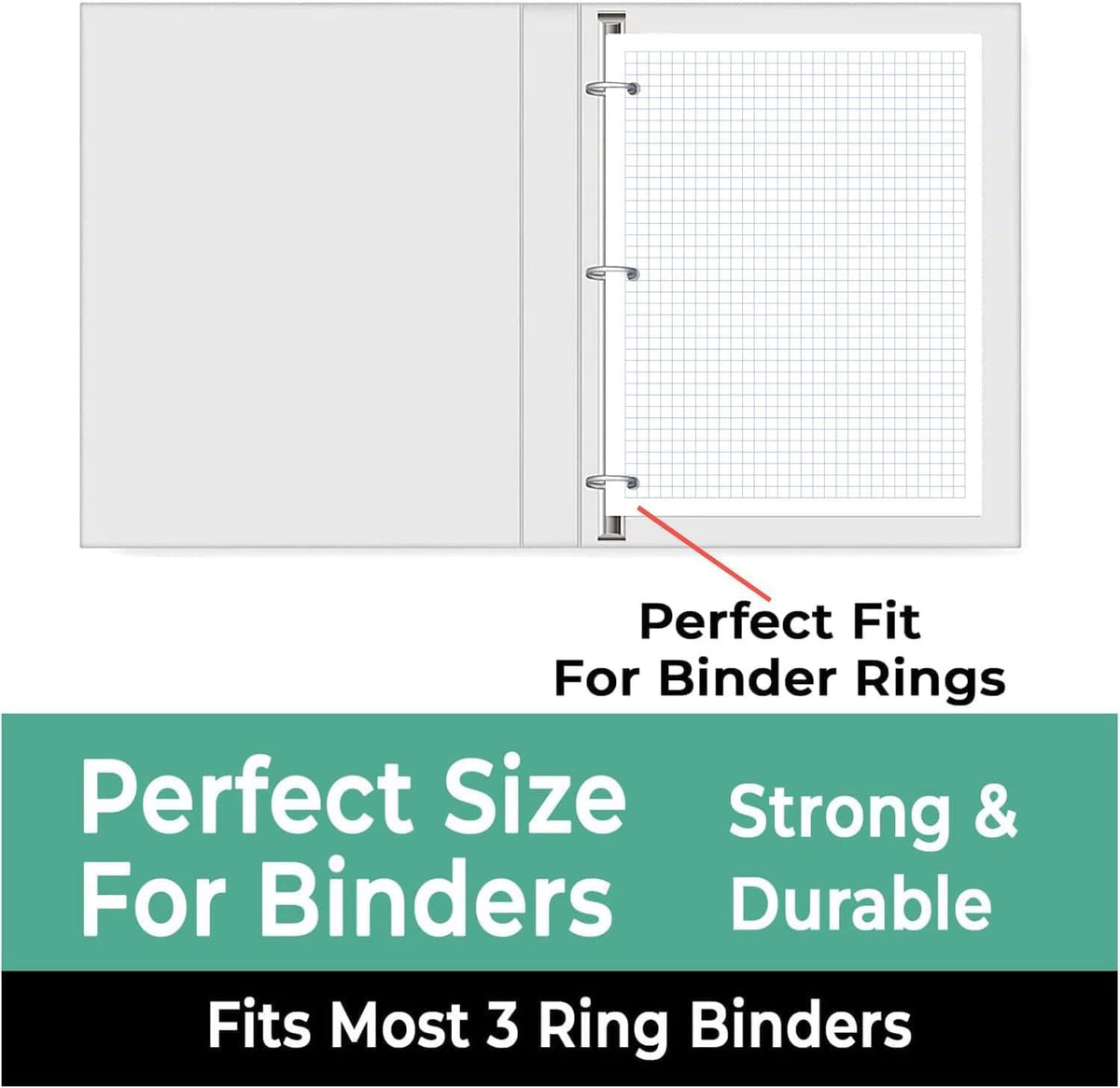 45 Pack, 6750 Sheets Graph Paper Bulk, 4x4, 8" x 10.5", Bulk Loose Leaf Paper, Bulk Grid Paper, Thick Graphing Paper, Fights Ink Bleed, 3 Hole Punched, Quad Ruled Sheets, Bulk School Supplies