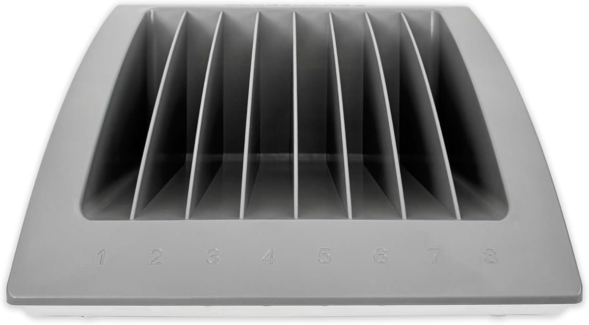6-Pack | 8-Device Laptop & Tablet Charging Station for Multiple Laptops - Chromebook Organizer for Classroom & Office - Fits up to 15.6'' Screensize and 1.375'' Thick