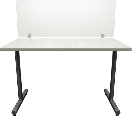 OBEX Frosted Acrylic Desk Mounted Privacy Panel, 24" x 60", Frosted