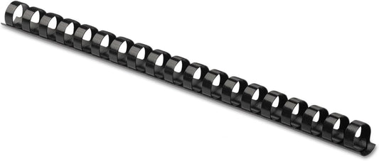 Fellowes "Fellowes 52327, Plastic Combs - Round Back, 100 pack, Black, "5/8"",120 sheet capacity"