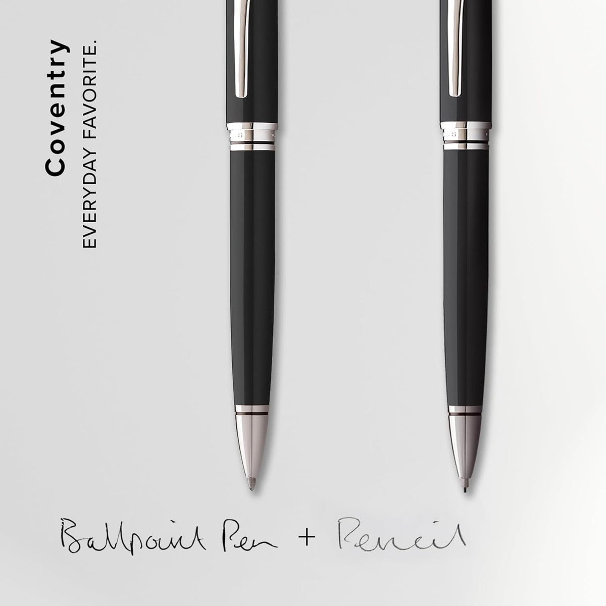 Cross Coventry Black Lacquer Pen and Pencil Gift Set