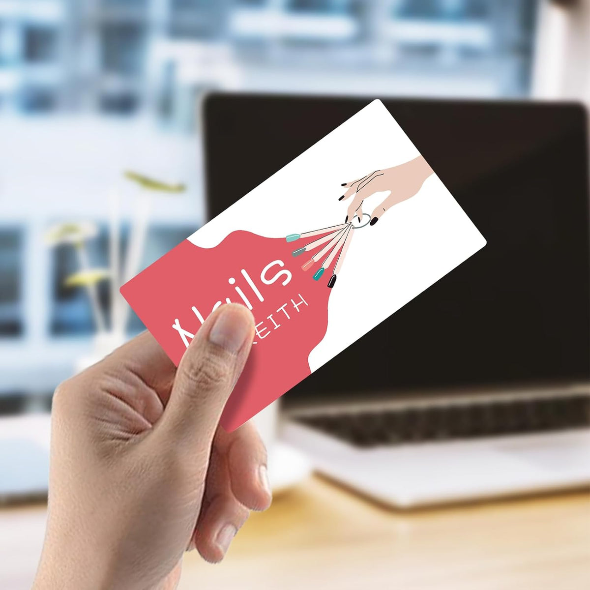 Custom Business Cards Customized with Logo Text Personalized Glitter Template Business Cards 1000 500 200 100 Printable Double Sided 3.5"x 2" Waterproof Business Cards for Small Business