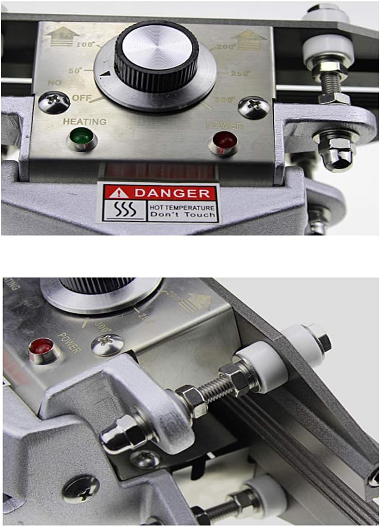FKR-200 8" Hand Held Crimp Heat Sealer Bag Machine Tool Aluminum Foil Kraft (8 Inch Sealing Length)