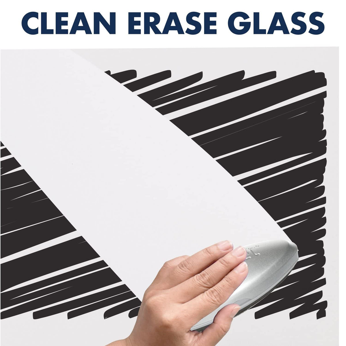 Quartet Glass Whiteboard, Magnetic Dry Erase Board, Wall Mounted Whiteboard for Office, School and Home, 42"W x 74"H, White (Q014274IMW)