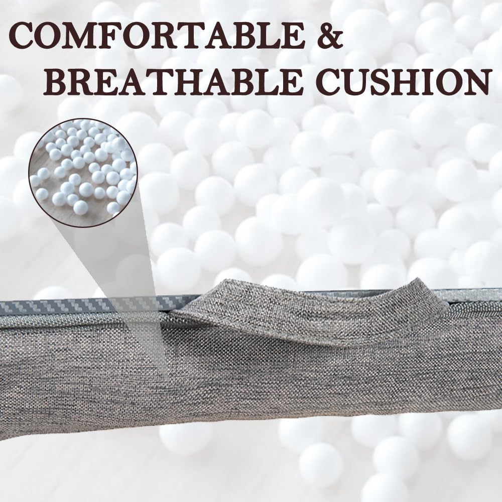 Portable Laptop Desk Fits Up to 16“ Laptops, with Tablet Slot, Built-in Cushion, Great for Home & Office,Lap Desk for Laptop,Lap Desk with Cushion (Dark Grey, Medium)