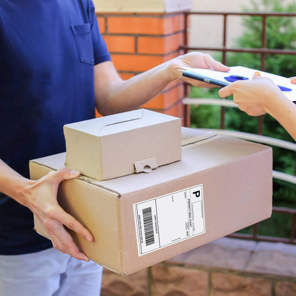 Shipping Label 2 per Sheet /8.5 "x 5.5" Mailing Labels for Laser and Inkjet Printers, Half Page Self Adhesive Sticker Labels for Packages (500 Sheets, 1000 Labels)