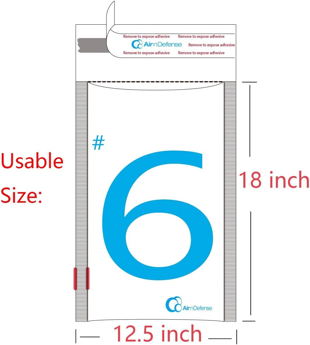 5/50/100/200/250/300/400/500/1000 pcs #6 12.5 x 19 Kraft Bubble Padded Envelopes Mailers Shipping Bags AirnDefense (500)