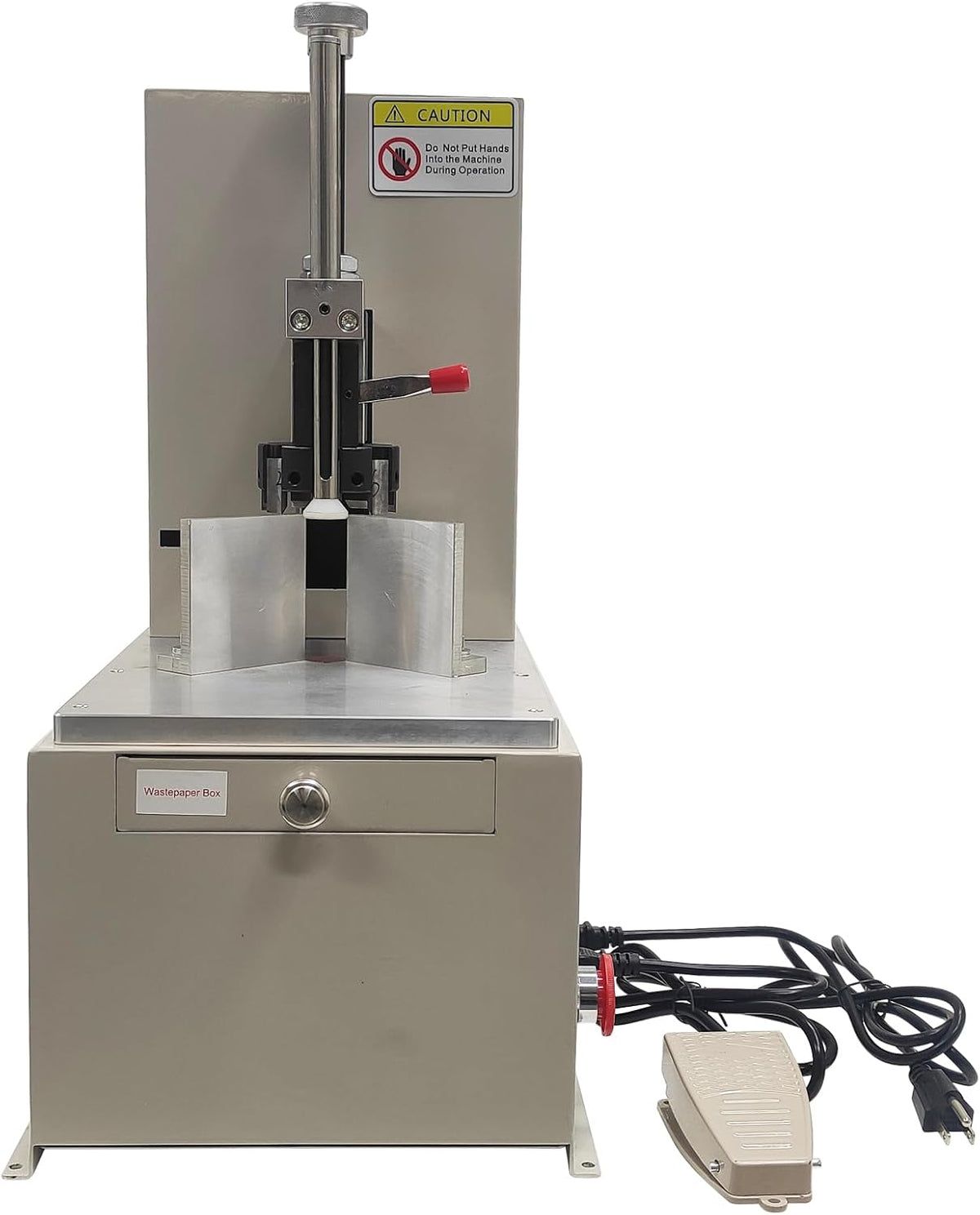 Electric Corner Round Cutting Machine with Foot Switch Electric Corner Rounding Machine with R3-R9 Seven Kinds of Cutting Blades for Name Card Film Leather 110V 120W
