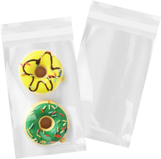 iMailer - 1000 Pack - 4" x 6" Self Sealing Cellophane Bags- Clear Small Poly Bags for Cookie, Treats, Party Favors, Photo, Jewelry