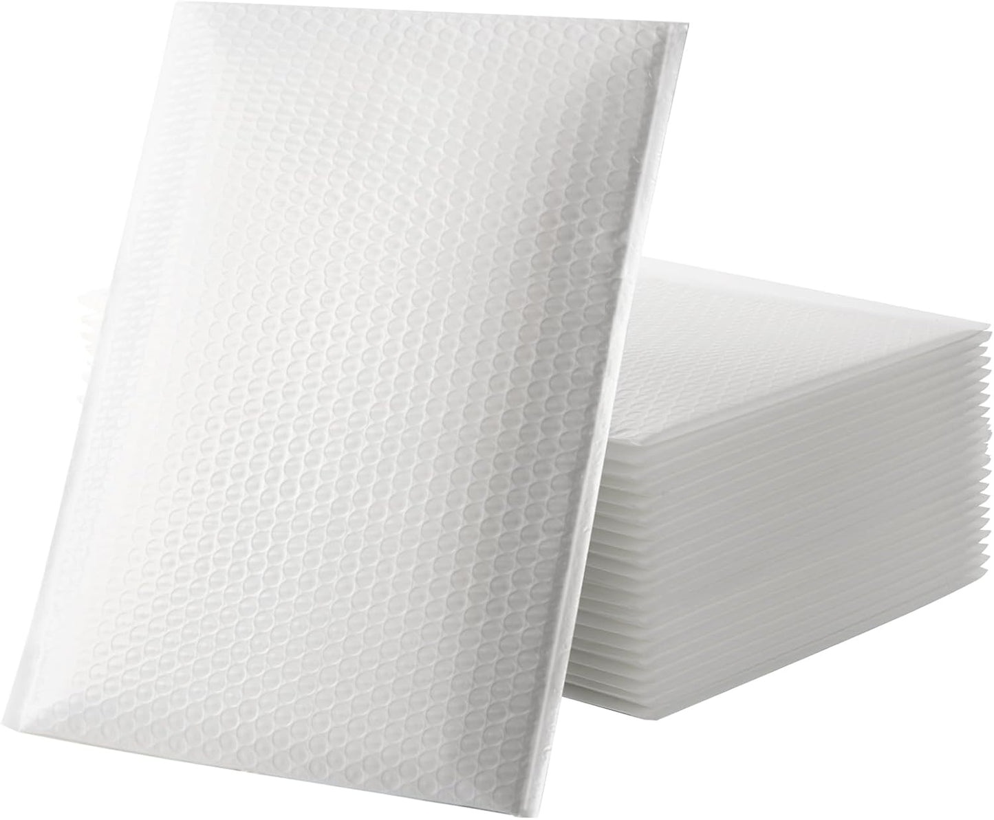30 Pack White Bubble Mailers 10.5x16 Inch Poly Padded Envelopes Self-Seal Bubble Mailer Shipping Envelopes for Shipping Clothes, Packing