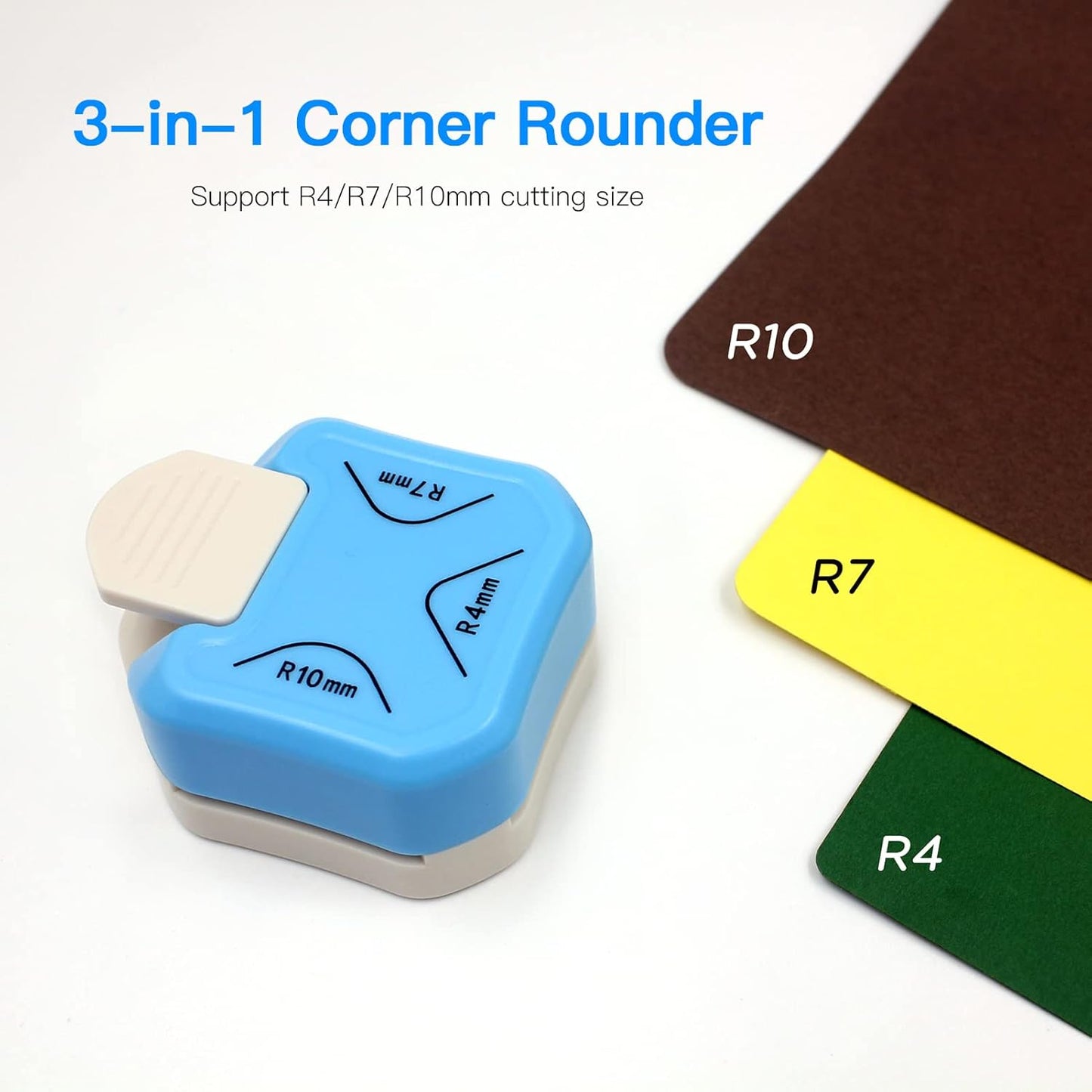 Paper Corner Rounder R4 R7 R10 Mm Cutter Harmless Punches for Cardstock Laminated Paper