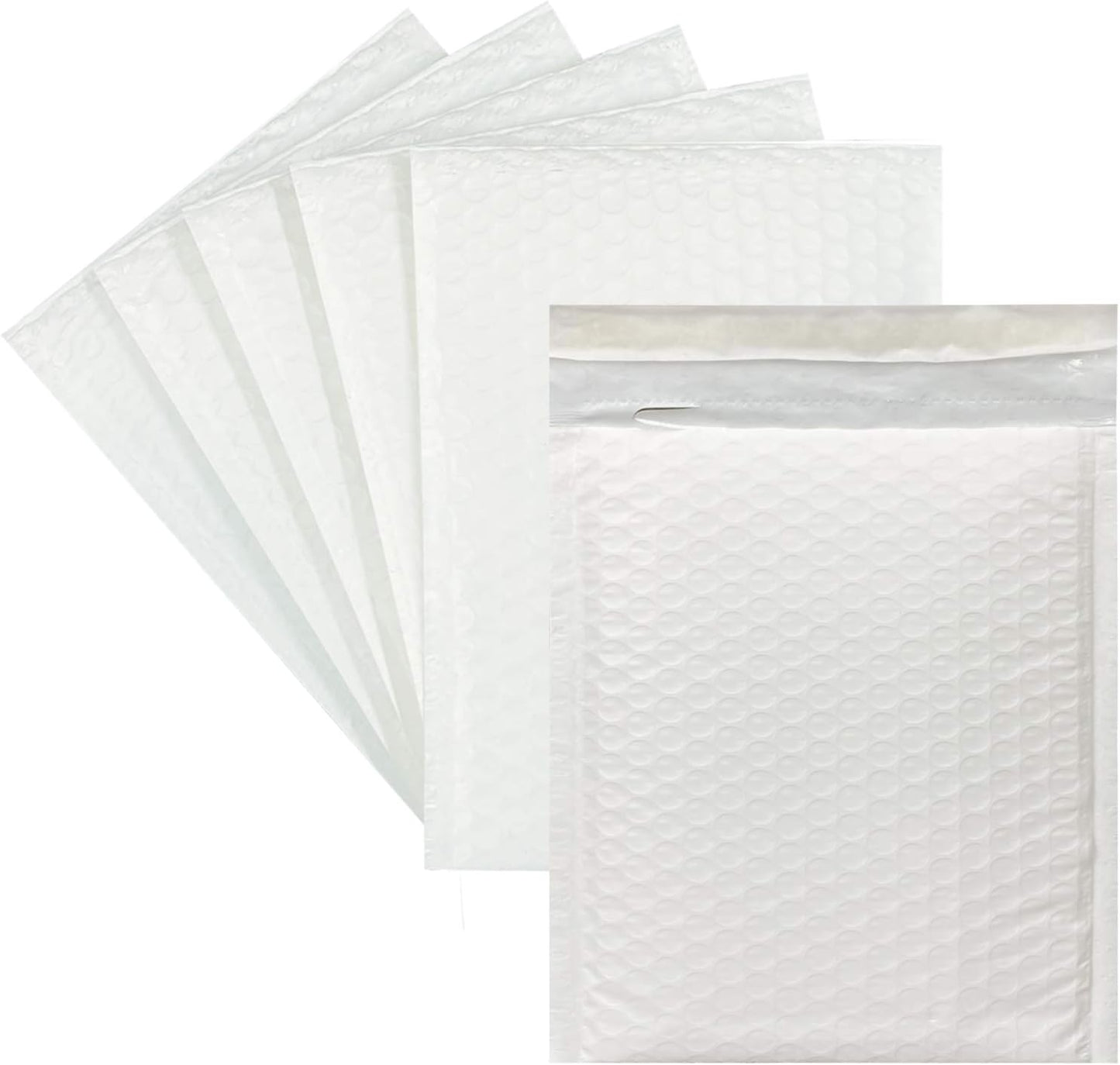 25pcs 10x13 Inch Poly Bubble Mailers Padded Envelopes Bubble Lined Poly Mailer Self SeaL Bubble Envelopes Bags（White）for Shipping, Mailing, Packing