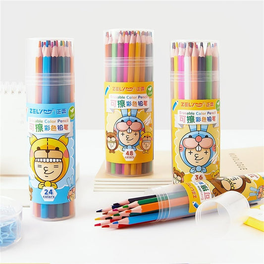 Erasable Colored Pencils, Bulk Colored Pencil Set, Pencils for Adult Coloring Books, Holiday Gift for Teens, 6+ (12pcs set)