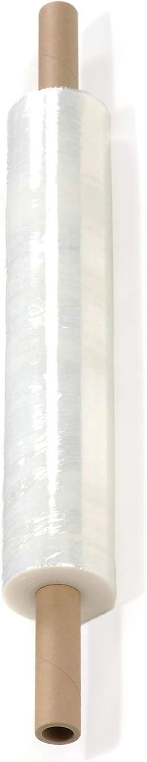 PackageZoom 20 inch x 1000 Feet Stretch Wrap Extended Core Handle, Clear Stretch Film, 16 Rolls