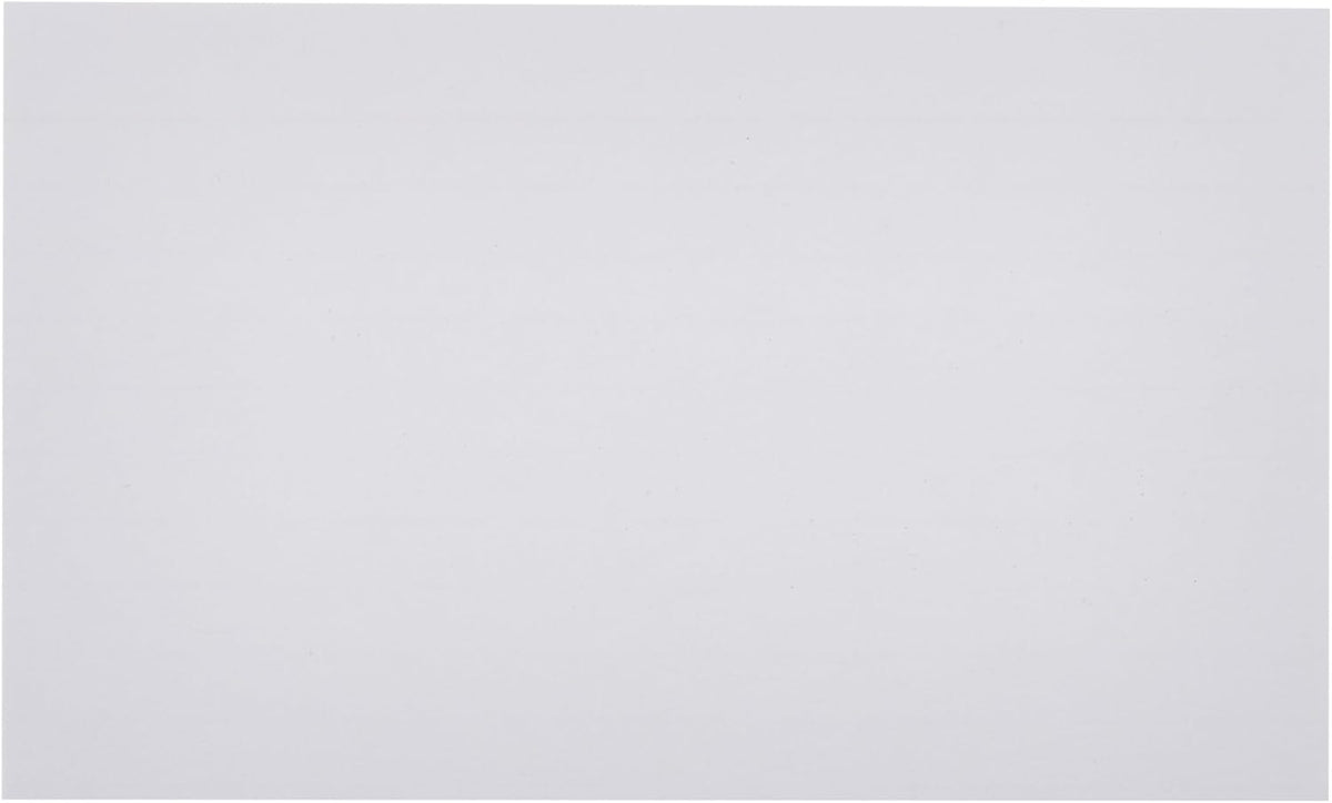 Amazon Basics Ruled Lined Index Cards, 1000 count, 10 Pack of 100, White, 3 in x 5 in
