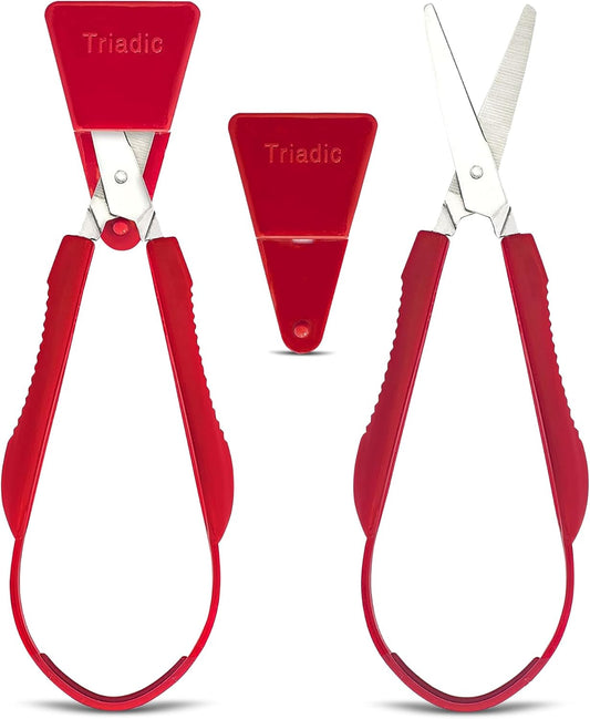 Loop Scissors for Kids with Safety Shield, Right or Left Handed for Preschools, Schools, Classrooms, Adaptive and Special Needs Children (1)