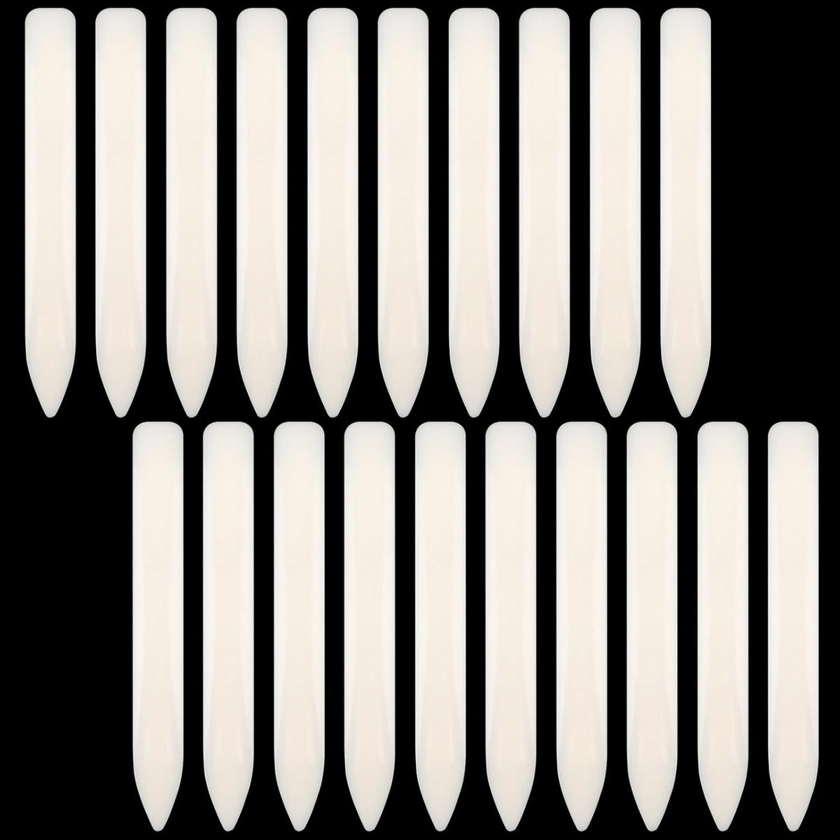 20 Pack Bone Folder Tool, Plastic Bone Folder Crafts Scoring Folding Creasing Paper Crafting Scrapbooking Tool for Paper Leathercrafts Bookbinding and DIY Card Making Handmade