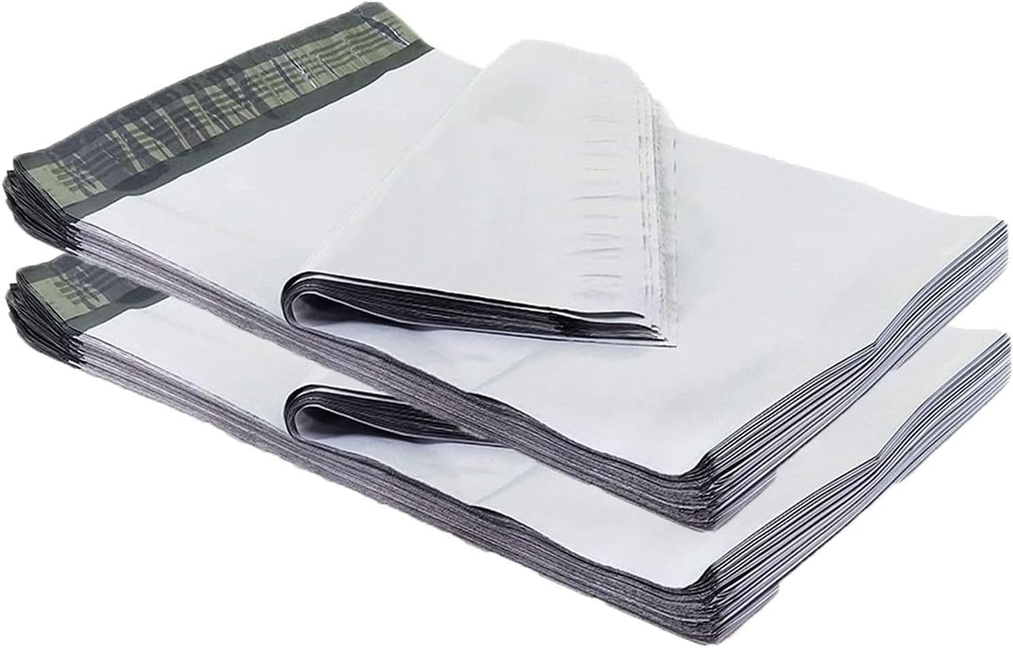 iMBAPrice Poly Mailers 7.5x10.5 Inch 200-Pack, #2 White Color Poly Mailing Shipping Envelopes Bags, Self Seal Adhesive Waterproof and Tear Proof (Total 200 Bags)