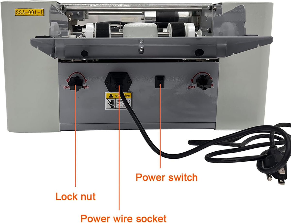 Fully Automatic Business Card Cutting Machine Automatic Paper Feeding in Double Rubbing A4 Business Card Cutter Cutting Speed 30 pcs/min 110V