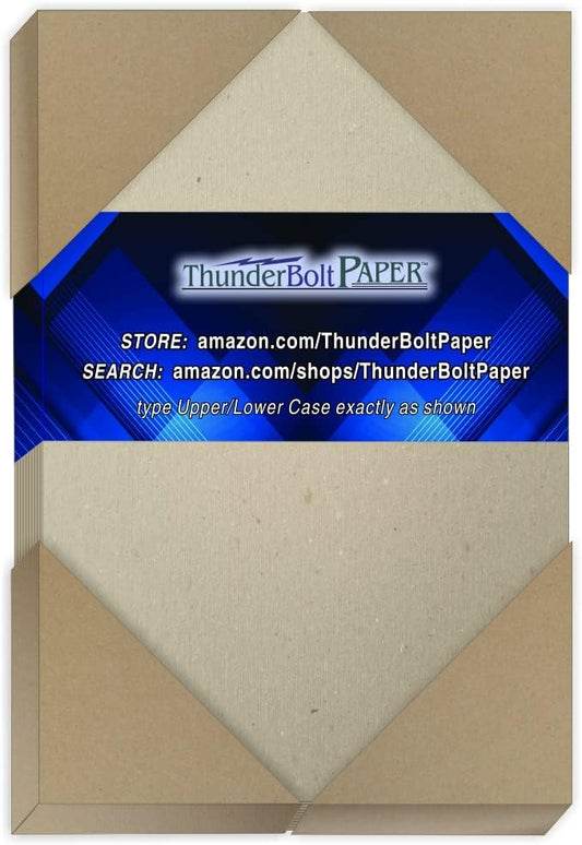25 Sheets Chipboard 46pt (Point) 4 X 6 Inches Medium Weight Photo|Card Size .046 Caliper Thickness Cardboard Craft and Packing Brown Kraft Paper Board