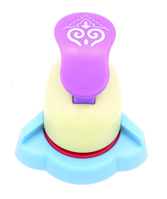 Kucaaa Craft Lever Corner Punch Eambossing Puncher Fancy Corner Punch Hollow Right-Angle Handmade Scrapbooking Embossing Punch (Flame Pattern)